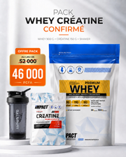 Pack Confirmé Whey Créatine – pack de compléments alimentaires Galsenfit